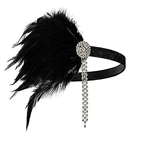 BABYVIVA Feder Für Strassstone Quaste Hair Hoop Frauen Karneval Stirnband Für Festivalparty Haarzubehör BABYVIVA Feder Für Strassstone Quaste Hair Hoop Frauen Karneval Stirnband Für Festivalparty Haarzubehör von BABYVIVA