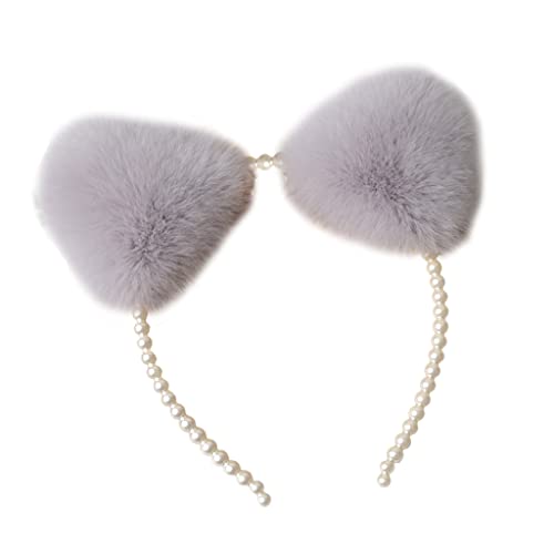 BABYVIVA Frauen Für Katzenohren Stirnband Ohren Kopfschmuck Perlen Haarbandanime Für Halloween Christmas Cosplay Accessorie BABYVIVA Frauen Für Katzenohren Stirnband Ohren Kopfschmuck Perlen Haarbandanime Für Halloween Christmas Cosplay Accessorie von BABYVIVA
