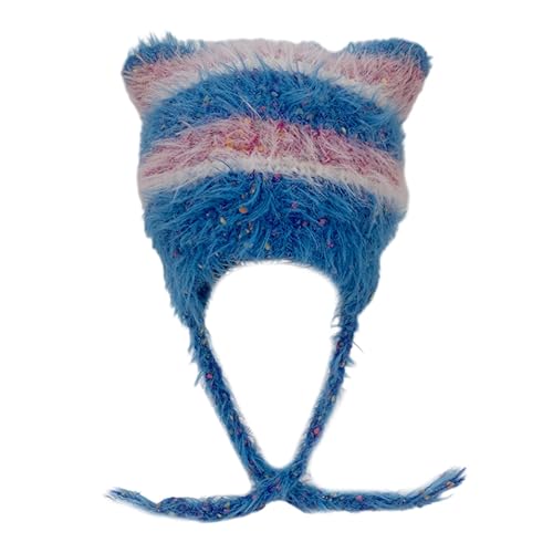 BABYVIVA Gestreifte Gestrickte Mütze Halloween Gestreift Kätzchen Ohrhut Kostüm Party Cosplay Party Hüte Kopfbedeckung BABYVIVA Gestreifte Gestrickte Mütze Halloween Gestreift Kätzchen Ohrhut Kostüm Party Cosplay Party Hüte Kopfbedeckung von BABYVIVA