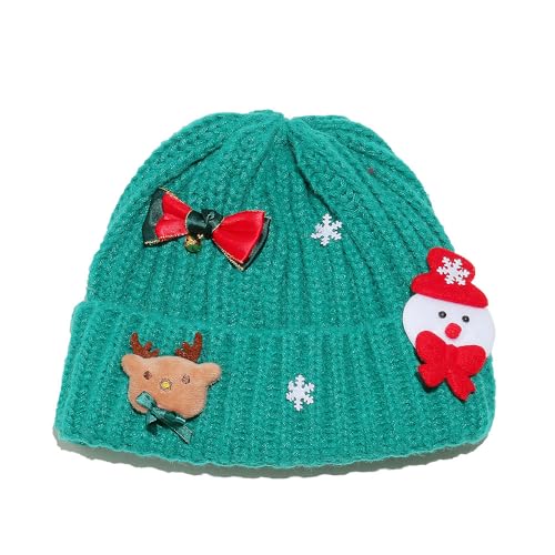 BABYVIVA Gestrickte Weihnachtsschädelkappen Für Festival Family Geting Winter Warme Häkelpullover Urlaub Party Weihnachtshut BABYVIVA Gestrickte Weihnachtsschädelkappen Für Festival Family Geting Winter Warme Häkelpullover Urlaub Party Weihnachtshut von BABYVIVA
