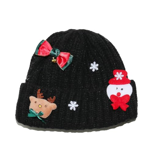 BABYVIVA Gestrickte Weihnachtsschädelkappen Für Festival Family Geting Winter Warme Häkelpullover Urlaub Party Weihnachtshut BABYVIVA Gestrickte Weihnachtsschädelkappen Für Festival Family Geting Winter Warme Häkelpullover Urlaub Party Weihnachtshut von BABYVIVA