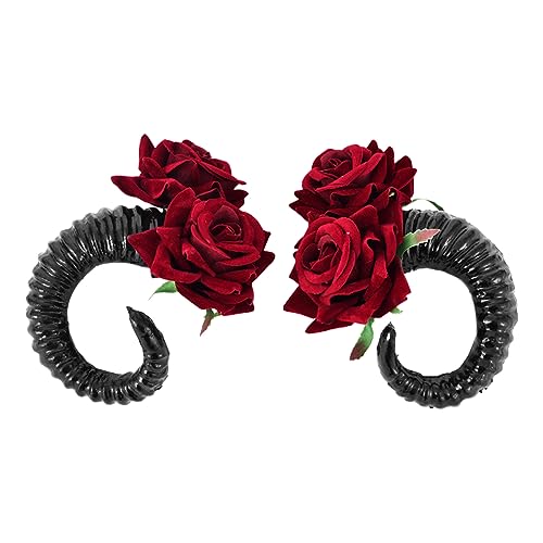 BABYVIVA Gothic Hair Clip Cosplay Schaf Horn Für Kopfbedeckungshornhaarclipzubehör Ausstellung Applikationen Fotografie Requisite BABYVIVA Gothic Hair Clip Cosplay Schaf Horn Für Kopfbedeckungshornhaarclipzubehör Ausstellung Applikationen Fotografie Requisite von BABYVIVA