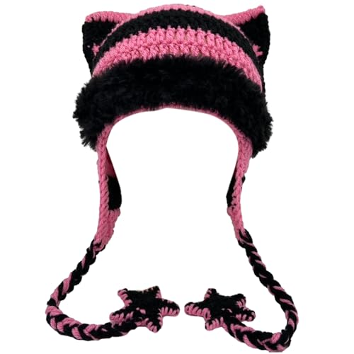 BABYVIVA Häkelte Hutkätzchen Ohrkopfschmuck Foto Requisiten Handgefertigte Kopfbekleidung Halloween Foto Requisiten Skihut BABYVIVA Häkelte Hutkätzchen Ohrkopfschmuck Foto Requisiten Handgefertigte Kopfbekleidung Halloween Foto Requisiten Skihut von BABYVIVA