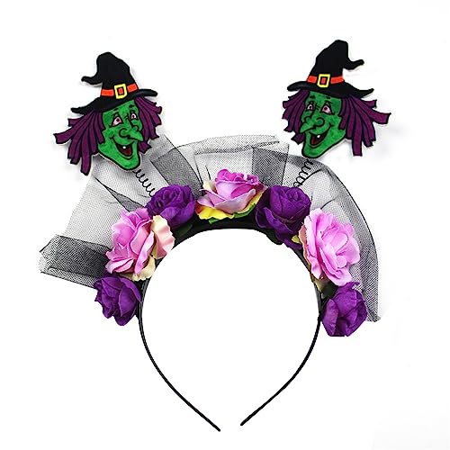 BABYVIVA Halloween Witch Stirnband Kinder Verkleiden Blumenkopfbedecke Haarzubehör Für Kinder Hexenkostümversorgungen Requisiten BABYVIVA Halloween Witch Stirnband Kinder Verkleiden Blumenkopfbedecke Haarzubehör Für Kinder Hexenkostümversorgungen Requisiten von BABYVIVA