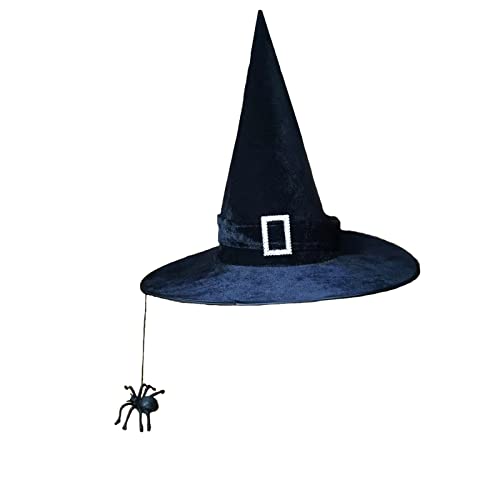 BABYVIVA Hexenhut Für Frauen Erwachsener Hexen Kostüm Halloween Zauberer Stirnband Karneval Weihnachts Cosplay Requisiten Mit Diamanten BABYVIVA Hexenhut Für Frauen Erwachsener Hexen Kostüm Halloween Zauberer Stirnband Karneval Weihnachts Cosplay Requisiten Mit Diamanten von BABYVIVA