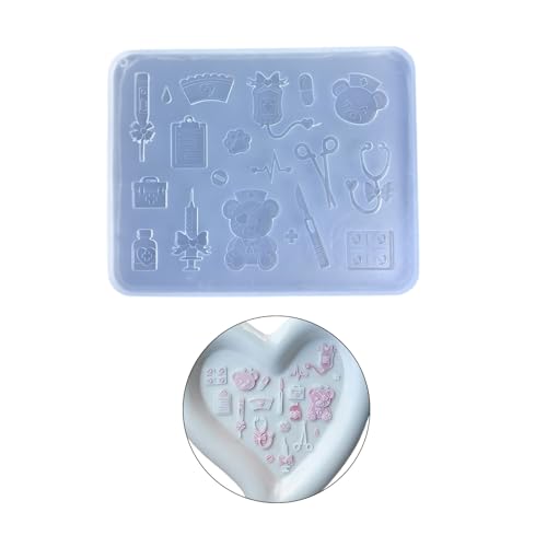 BABYVIVA Küche Spielzeugform Bären Arzt Accessoires Tropfenform Langlebige Bastelform Silikonmaterial Für Handwerk BABYVIVA Küche Spielzeugform Bären Arzt Accessoires Tropfenform Langlebige Bastelform Silikonmaterial Für Handwerk von BABYVIVA