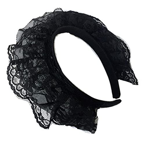 BABYVIVA Lace Headbands for Women Multilayer Lace Headband Novelty Headwear Lady's Headwear Maid Cosplay Party BABYVIVA Lace Headbands for Women Multilayer Lace Headband Novelty Headwear Lady's Headwear Maid Cosplay Party von BABYVIVA
