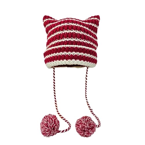 BABYVIVA Mädchen Cartoon Gestreift Strick Mütze Party Foto Requisiten Heißes Mädchen Süßes Schlampig Strickhut BABYVIVA Mädchen Cartoon Gestreift Strick Mütze Party Foto Requisiten Heißes Mädchen Süßes Schlampig Strickhut von BABYVIVA