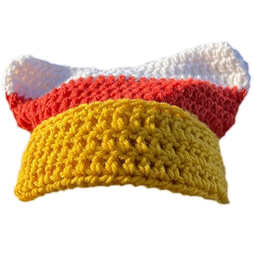 BABYVIVA Mädchen Themen Party Strickhut Verdickte Teufel Katzenohr Foto Requisite von BABYVIVA