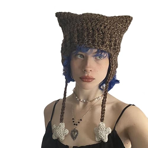 BABYVIVA Mädchen Themen Party Strickhut Verdickte Teufel Katzenohr Foto Requisite BABYVIVA Mädchen Themen Party Strickhut Verdickte Teufel Katzenohr Foto Requisite von BABYVIVA