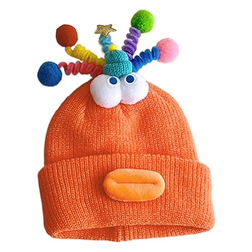 BABYVIVA Neuheit Gestrickte Mütze Für Frauen Männer Erwachsene Mützenhut Süße Dopamin Pullover Unisex Halloween Party Requisiten BABYVIVA Neuheit Gestrickte Mütze Für Frauen Männer Erwachsene Mützenhut Süße Dopamin Pullover Unisex Halloween Party Requisiten von BABYVIVA