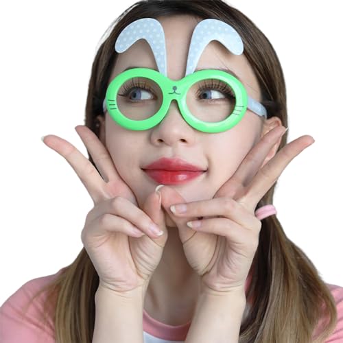BABYVIVA Osterkostümgläser Sonnenbrille Futuristic Eyewear Osterparty Requisiten Plastikgläser Vorräte BABYVIVA Osterkostümgläser Sonnenbrille Futuristic Eyewear Osterparty Requisiten Plastikgläser Vorräte von BABYVIVA