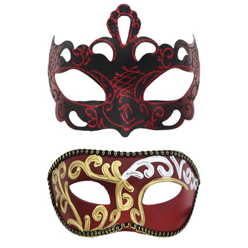 BABYVIVA Paar Maskerade Maske Für Frauen Männer Halloween Halbe Gesichtsmaske Maskerade Augenmaske Für Maskerade Halloween Hochzeit Abschlussball BABYVIVA Paar Maskerade Maske Für Frauen Männer Halloween Halbe Gesichtsmaske Maskerade Augenmaske Für Maskerade Halloween Hochzeit Abschlussball von BABYVIVA