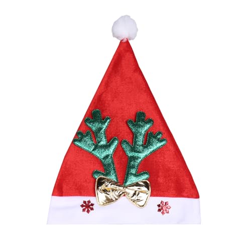 BABYVIVA Pailletten Santa Antler Verdicken Plüsch Für Urlaubskomfort Liner Weihnachten Neujahrsymbolkappen Mit Weißem Krempe BABYVIVA Pailletten Santa Antler Verdicken Plüsch Für Urlaubskomfort Liner Weihnachten Neujahrsymbolkappen Mit Weißem Krempe von BABYVIVA