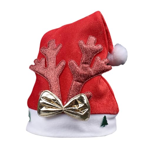BABYVIVA Pailletten Santa Antler Verdicken Plüsch Für Urlaubskomfort Liner Weihnachten Neujahrsymbolkappen Mit Weißem Krempe BABYVIVA Pailletten Santa Antler Verdicken Plüsch Für Urlaubskomfort Liner Weihnachten Neujahrsymbolkappen Mit Weißem Krempe von BABYVIVA