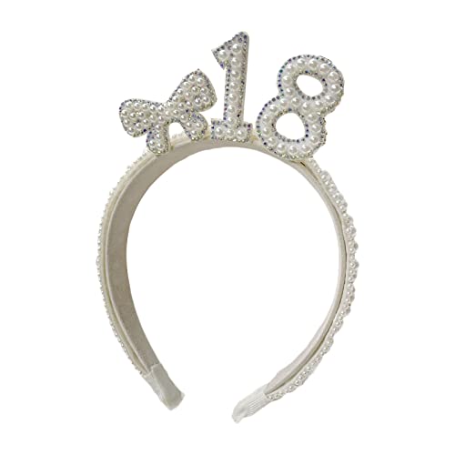 BABYVIVA Perlen Nummer Form Haarzubehör Erwachsene Teenager Feier Party Haarband Glänzend Stirnbänder Geburtstag Hair Hoop BABYVIVA Perlen Nummer Form Haarzubehör Erwachsene Teenager Feier Party Haarband Glänzend Stirnbänder Geburtstag Hair Hoop von BABYVIVA
