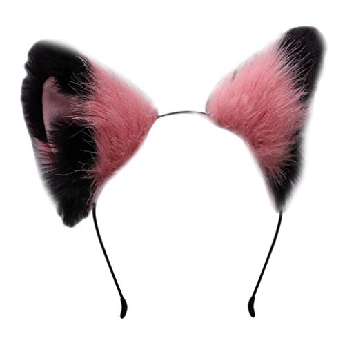 BABYVIVA Plüsch Tierische Ohren Haarnadel Cosplay Anime Hair Hoop Clips Party Kostüm Kopfbedeckungsdekorationen Für Kopfzubehör von BABYVIVA