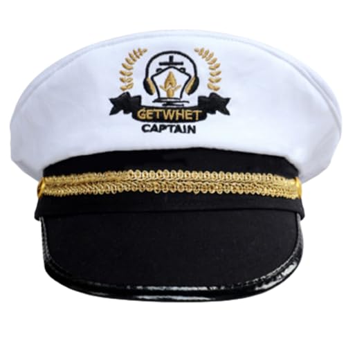 BABYVIVA Sailor Captain Hat Crown Captain Hats Captain Kostümhut Erwachsene Cosplay Kostüm Sailor Kreuzfahrtfahrten BABYVIVA Sailor Captain Hat Crown Captain Hats Captain Kostümhut Erwachsene Cosplay Kostüm Sailor Kreuzfahrtfahrten von BABYVIVA