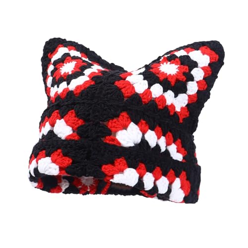 BABYVIVA Schädelhut Für Halloween Aktivität Gehäkelt Mit Ohrhut Pullover Cosplay Kätzchen Schädelkappen 2000er Jahre Trend BABYVIVA Schädelhut Für Halloween Aktivität Gehäkelt Mit Ohrhut Pullover Cosplay Kätzchen Schädelkappen 2000er Jahre Trend von BABYVIVA