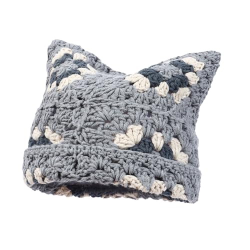 BABYVIVA Schädelhut Für Halloween Aktivität Gehäkelt Mit Ohrhut Pullover Cosplay Kätzchen Schädelkappen 2000er Jahre Trend BABYVIVA Schädelhut Für Halloween Aktivität Gehäkelt Mit Ohrhut Pullover Cosplay Kätzchen Schädelkappen 2000er Jahre Trend von BABYVIVA