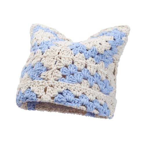 BABYVIVA Schädelhut Für Halloween Aktivität Gehäkelt Mit Ohrhut Pullover Cosplay Kätzchen Schädelkappen 2000er Jahre Trend BABYVIVA Schädelhut Für Halloween Aktivität Gehäkelt Mit Ohrhut Pullover Cosplay Kätzchen Schädelkappen 2000er Jahre Trend von BABYVIVA