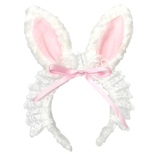 BABYVIVA Schöne Kaninchen Ohr Hairband Anime Plüsch Stirnband Rollenspiele Kostüm Kopfschmuck Mädchen Maid Cosplay Head Accessoires BABYVIVA Schöne Kaninchen Ohr Hairband Anime Plüsch Stirnband Rollenspiele Kostüm Kopfschmuck Mädchen Maid Cosplay Head Accessoires von BABYVIVA