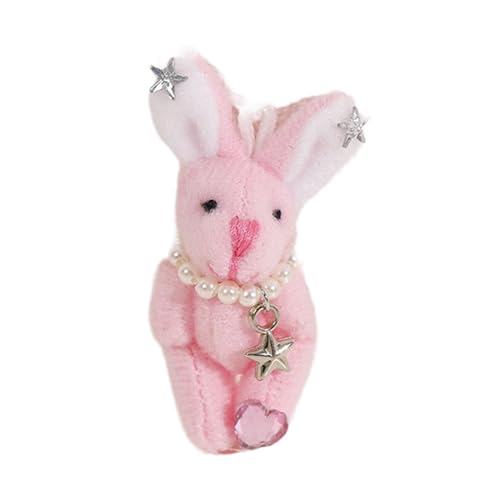 BABYVIVA Spielzeugpuppe Mit Niedlichem Bowknot Und Star Niedliche Kaninchenpuppe Gefüllt Accessoires Soft Keychain Anhänger Für Handwerks BABYVIVA Spielzeugpuppe Mit Niedlichem Bowknot Und Star Niedliche Kaninchenpuppe Gefüllt Accessoires Soft Keychain Anhänger Für Handwerks von BABYVIVA