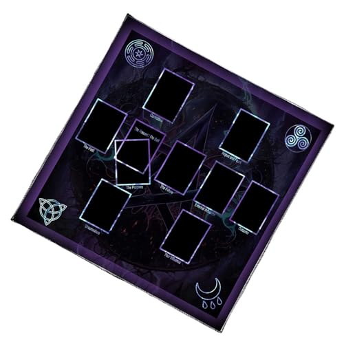 BABYVIVA Stoffkartentisch Karten Tuch Wandtee Leseberichtung Tarotkarte Tischdecke Altäre Stoff Einfach Zu Bedienen von BABYVIVA