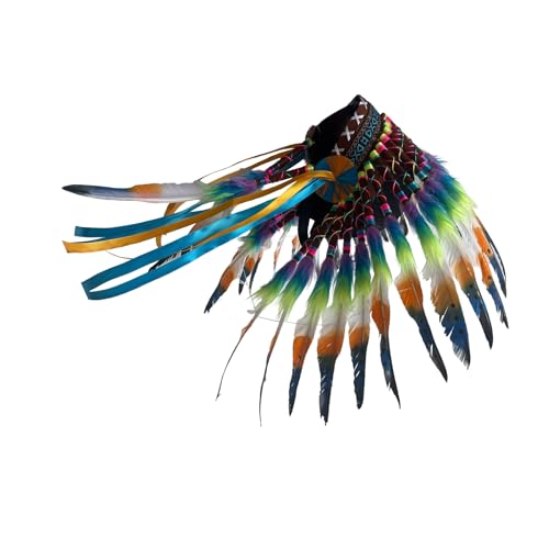 BABYVIVA Traditionelle Gefiederte Kopfschmuck Cosplay Festival Hair Accessoire Für Ethnische Modeliebhaber Und Urlaubsfeierlichkeiten von BABYVIVA
