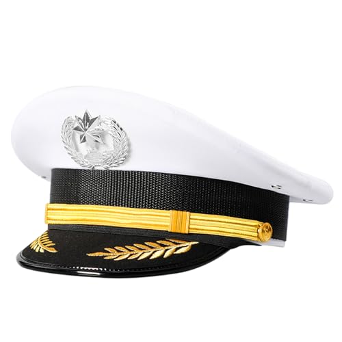 BABYVIVA Unisex Wachmann Für Rollenspiele Für Erwachsene Themenparty Captain Mit Abzeichen Für Bühnenaufführungen Kostüm Kopfbedeckung BABYVIVA Unisex Wachmann Für Rollenspiele Für Erwachsene Themenparty Captain Mit Abzeichen Für Bühnenaufführungen Kostüm Kopfbedeckung von BABYVIVA