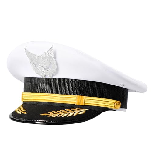 BABYVIVA Unisex Wachmann Für Rollenspiele Für Erwachsene Themenparty Captain Mit Abzeichen Für Bühnenaufführungen Kostüm Kopfbedeckung BABYVIVA Unisex Wachmann Für Rollenspiele Für Erwachsene Themenparty Captain Mit Abzeichen Für Bühnenaufführungen Kostüm Kopfbedeckung von BABYVIVA