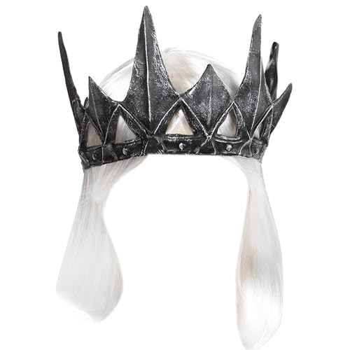 BABYVIVA Vintage Middle Ages Crown Dark Headdress King Cosplay Crown Requisiten Für Con Larp Stage Performances Fotoshootings BABYVIVA Vintage Middle Ages Crown Dark Headdress King Cosplay Crown Requisiten Für Con Larp Stage Performances Fotoshootings von BABYVIVA