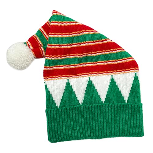 BABYVIVA Weihnachtskappen Unisex Santa Hats Warm Hat Strick Streifen Für Cosplay Aktivitäten Und Urlaubsmode BABYVIVA Weihnachtskappen Unisex Santa Hats Warm Hat Strick Streifen Für Cosplay Aktivitäten Und Urlaubsmode von BABYVIVA