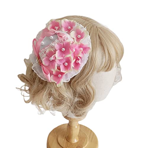 BABYVIVA Zarte Blumenhut Form Haare Clips Süße Photoshooting Cosplay Haarhalter Mittelalterliche Party Kostüm Kopfbedeckung Für Mädchen BABYVIVA Zarte Blumenhut Form Haare Clips Süße Photoshooting Cosplay Haarhalter Mittelalterliche Party Kostüm Kopfbedeckung Für Mädchen von BABYVIVA