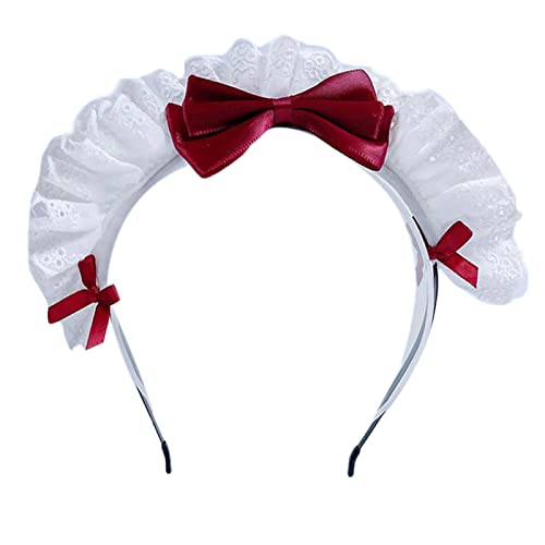 BABYVIVA Zarte Stirnband Eleganter Bogenknoten Falten Schnürsenkel Geformtes Haar Hoop Party Kopfbedeckung Hair Band Cosplay Requisite Für Frauen BABYVIVA Zarte Stirnband Eleganter Bogenknoten Falten Schnürsenkel Geformtes Haar Hoop Party Kopfbedeckung Hair Band Cosplay Requisite Für Frauen von BABYVIVA