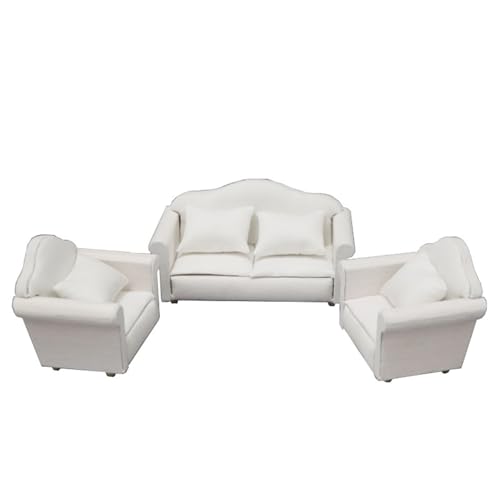Detailliert 1/12 Stoffsofa Set Throw Pillow Miniatur Wohnzimmermöbel Couch Set Zum Handwerk Und Sammler Detailliert 1/12 Stoffsofa Set Throw Pillow Miniatur Wohnzimmermöbel Couch Set Zum Handwerk Und Sammler von BABYVIVA