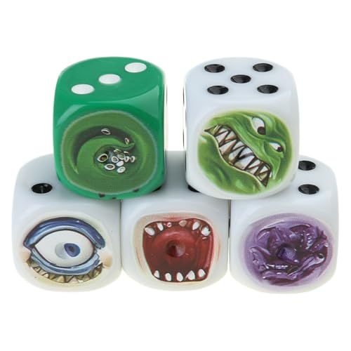 Hässliche Figur Dices Funny Harz Würfel Set Für Party Decorative Dices Rolle Spielen Würfel Funny Figure Face Dices Ornament Hässliche Figur Dices Funny Harz Würfel Set Für Party Decorative Dices Rolle Spielen Würfel Funny Figure Face Dices Ornament von BABYVIVA