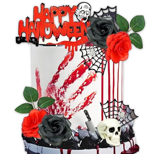 11 PCS Halloween Kuchen Dekoration Hexe Geist Kuchen Topper Rip Geburtstag Dekoration für Kinder Halloween Party Supplies 11 PCS Halloween Kuchen Dekoration Hexe Geist Kuchen Topper Rip Geburtstag Dekoration für Kinder Halloween Party Supplies von BACH AND BOOZY