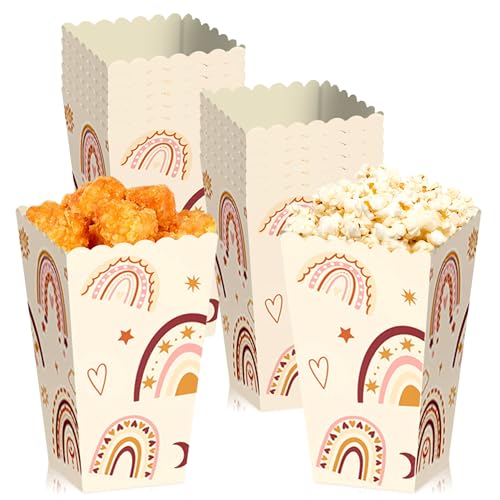 16 Stück Boho Regenbogen Groovy Popcorn Boxen Gastgeschenke Süßigkeiten Leckereien Boxen für Boho Hippie Groovy Party Dekorationen Retro Babyparty Hochzeit Brautparty Supplies 16 Stück Boho Regenbogen Groovy Popcorn Boxen Gastgeschenke Süßigkeiten Leckereien Boxen für Boho Hippie Groovy Party Dekorationen Retro Babyparty Hochzeit Brautparty Supplies von BACH AND BOOZY