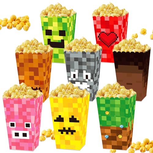 BACH AND BOOZY 12PCS Pixel Geburtstag Party Dekoration Pixel Party Goodies Süßigkeiten Popcorn Boxen Geschenk Dekoration Zubehör Spiel Fans Dekore BACH AND BOOZY 12PCS Pixel Geburtstag Party Dekoration Pixel Party Goodies Süßigkeiten Popcorn Boxen Geschenk Dekoration Zubehör Spiel Fans Dekore von BACH AND BOOZY