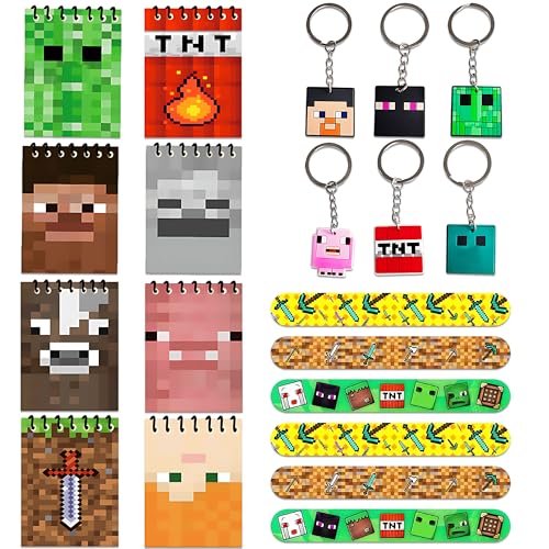 BACH AND BOOZY 20 Stück Partytütenfüller, Gamer-Partygeschenke, Schlüsselanhänger, Gaming-Armbänder, Notebook, Gaming, Partytasche für Jungen, Geburtstagsparty BACH AND BOOZY 20 Stück Partytütenfüller, Gamer-Partygeschenke, Schlüsselanhänger, Gaming-Armbänder, Notebook, Gaming, Partytasche für Jungen, Geburtstagsparty von BACH AND BOOZY