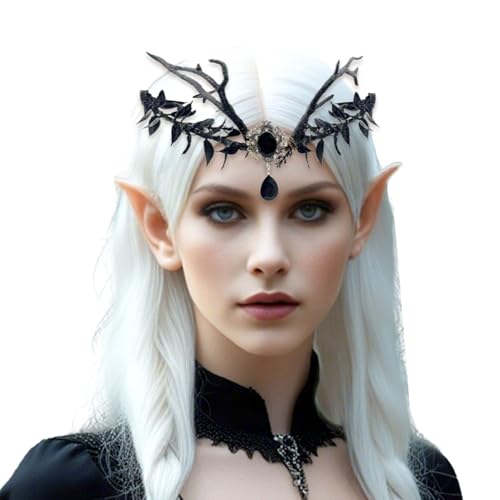 BACH AND BOOZY Dunklen bösen Renaissance Elfenohren Kostüme für Erwachsene Elfen Krone Ohren Elfen Ohrclips Damen Fee Kostüm Party Cosplay Kostüm Fotografie Kostümpartys BACH AND BOOZY Dunklen bösen Renaissance Elfenohren Kostüme für Erwachsene Elfen Krone Ohren Elfen Ohrclips Damen Fee Kostüm Party Cosplay Kostüm Fotografie Kostümpartys von BACH AND BOOZY