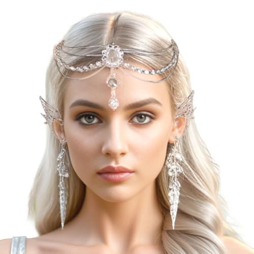 BACH AND BOOZY Elfen Krone Kostüme für Erwachsene Elfen Krone Ohren Elfen Ohrclips Damen Fee Kostüm Party Cosplay Kostüm Fotografie Kostümpartys BACH AND BOOZY Elfen Krone Kostüme für Erwachsene Elfen Krone Ohren Elfen Ohrclips Damen Fee Kostüm Party Cosplay Kostüm Fotografie Kostümpartys von BACH AND BOOZY