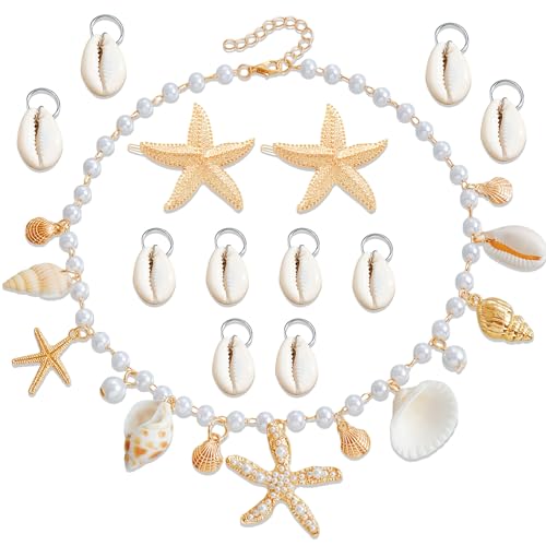 BACH AND BOOZY Muschelkette Armband Set Frauen Meerjungfrau Kostüm Halskette Strandverzierungen Hawaiianische Muschelkette Ozeanhalsketten Muschelchoker BACH AND BOOZY Muschelkette Armband Set Frauen Meerjungfrau Kostüm Halskette Strandverzierungen Hawaiianische Muschelkette Ozeanhalsketten Muschelchoker von BACH AND BOOZY