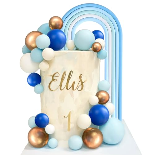 Blauer Kugel-Kuchenaufsatz, rotgoldene Luftballons für Kuchendekoration, Bälle, Kuchendekorationen für Geburtstag, Hochzeit, Brautparty, Babyparty Blauer Kugel-Kuchenaufsatz, rotgoldene Luftballons für Kuchendekoration, Bälle, Kuchendekorationen für Geburtstag, Hochzeit, Brautparty, Babyparty von BACH AND BOOZY