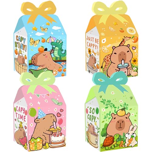 Capybara Geschenkboxen für Partygeschenke, Capybara, Geschenkboxen für Geburtstagsparty, 12 Stück Capybara Geschenkboxen für Partygeschenke, Capybara, Geschenkboxen für Geburtstagsparty, 12 Stück von BACH AND BOOZY