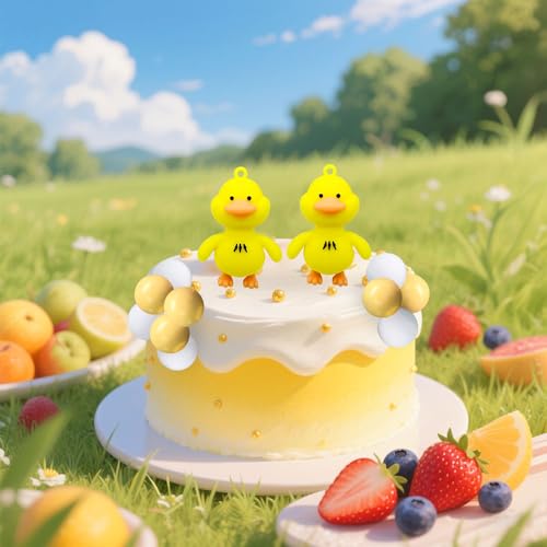 Gelbe Ente Kuchendekoration Ente Geburtstag Dekorationen Niedliche kleine Ente Cupcake Topper für Geburtstagsfeier Babyparty Dekorationen Gelbe Ente Kuchendekoration Ente Geburtstag Dekorationen Niedliche kleine Ente Cupcake Topper für Geburtstagsfeier Babyparty Dekorationen von BACH AND BOOZY