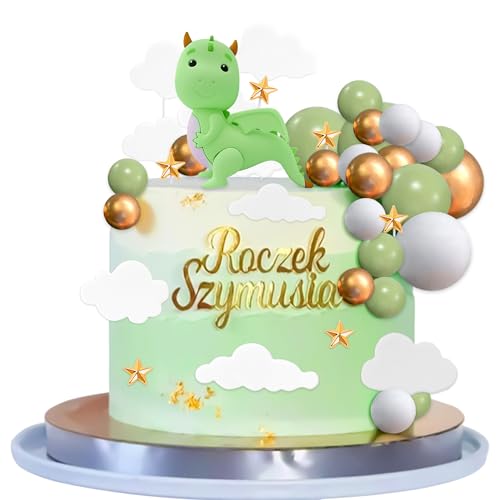 Grüner Drache Cupcake Toppers Magische Drachen Kuchen Dekorationen Fantasy Party Zubehör für Baby Dusche Geburtstag Party Zubehör Grüner Drache Cupcake Toppers Magische Drachen Kuchen Dekorationen Fantasy Party Zubehör für Baby Dusche Geburtstag Party Zubehör von BACH AND BOOZY