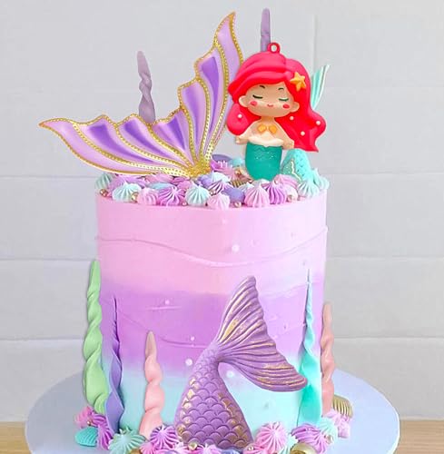 Meerjungfrauenschwanz-Kuchenaufsatz unter dem Meer, Kuchendekoration, Muschel-Kuchenaufsatz, Meerjungfrauen-Partyzubehör für Babyparty, Geburtstag, Brautparty, Hochzeitsfeier Meerjungfrauenschwanz-Kuchenaufsatz unter dem Meer, Kuchendekoration, Muschel-Kuchenaufsatz, Meerjungfrauen-Partyzubehör für Babyparty, Geburtstag, Brautparty, Hochzeitsfeier von BACH AND BOOZY