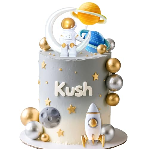 Outer Space Cake Toppers Astronaut Rocket Stars Cake Decorations for Two The Moon First Trip Around the Sun Birthday Baby Shower Outer Space Cake Toppers Astronaut Rocket Stars Cake Decorations for Two The Moon First Trip Around the Sun Birthday Baby Shower von BACH AND BOOZY
